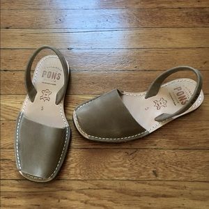 Pons Avarcas sandal taupe 35